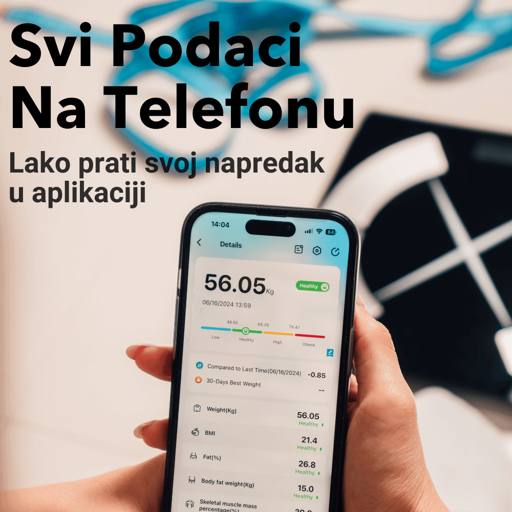 PAMETNA VAGA ZA MJERENJE TJELESNOG SASTAVA I TEŽINE