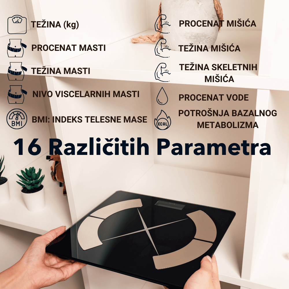 PAMETNA VAGA ZA MJERENJE TJELESNOG SASTAVA I TEŽINE