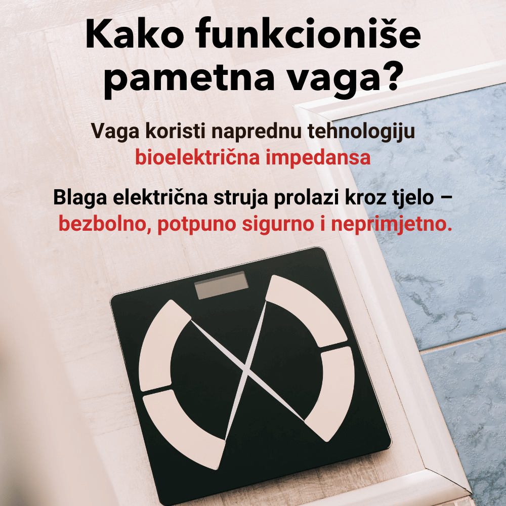 PAMETNA VAGA ZA MJERENJE TJELESNOG SASTAVA I TEŽINE